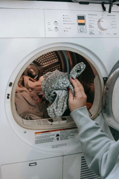 Using laundry machine